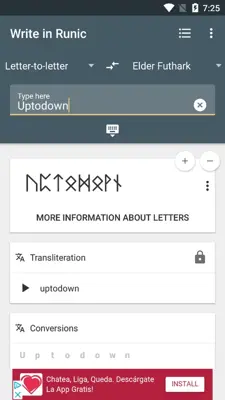 Write in Runic android App screenshot 8